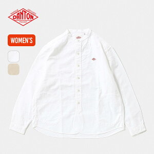 yXg1_zyK戵Xz _g ohJ[VcL/S DANTON WOMEN'S OXFORD BAND COLLAR SHIRT PLAIN EBY #DT-B0279 SOX  OX[u Jbg\[ gbvX  Lv AEg