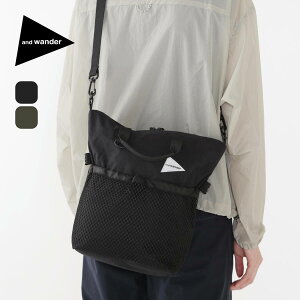 �A���h�����_�[ PE/CO 2�E�F�C�o�b�O and wander PE/CO 2way bag 5745985225 �o�b�O �V�����_�[�o�b�O �g�[�g�o�b�O ������� �h�� �L�����v �A�E�g�h�A