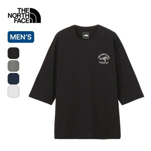 【SALE 30%OFF】ザ・ノース・フェイス ノースフェイス クォータースリーブワンポイントロゴTee メンズ THE NORTH FACE 3/4 Quarter Sleeve one point logo Tee NT32537 5分袖 7分袖 半袖 Tシャツ ハーフスリーブ 綿1