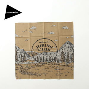 �A���h�����_�[ �n�C�L���O�N���u �o���_�i and wander hiking club BANDANA 5745177304 �n���J�` �X�J�[�t �o���_�i �M�t�g �v���[���g �t�F�X ������� �L�����v �A�E�g�h�A