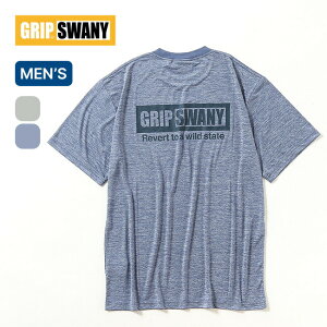 �ySALE Max35%OFF�z�O���b�v�X���j�[ �{�b�N�X���S�h���CS/S TEE GRIP SWANY BOX LOGO DRY S/S TEE GSMCT0014 �����Y �g�b�v�X �J�b�g�\�[ T�V���c ���� ������� �L�����v �A�E�g�h�A