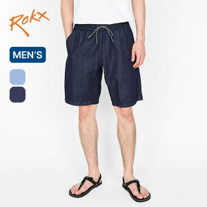 �ySALE Max50%OFF�z���b�N�X�N���V�b�N �f�j���X�g�����O�X�V���[�g ROKX CLASSICS DENM STRINGS SHORT RXCS253224 �����Y �V���[�g�p���c �{�g���X �Z�p�� ������� �L�����v �A�E�g�h�A