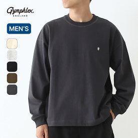 ジムフレックス クルーネックL/S Tシャツ ヘビーウェイトジャージー メンズ Gymphlex CREW NECK L/S T-SHIRT #GY-C0389 HWJ トップス Tシャツ 長袖 ロングスリーブ ロンT おしゃれ キャンプ アウトドア