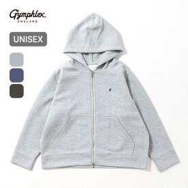 【ラスト1点】ジムフレックス ジップフーデッドジャケット PEダンブルニット Gymphlex ZIP HOODED JACKET PE DOUNBLE KNIT ユニセックス メンズ ウィメンズ レディース #GY-C0478 DDN アウター パーカー フード キャンプ アウトドア