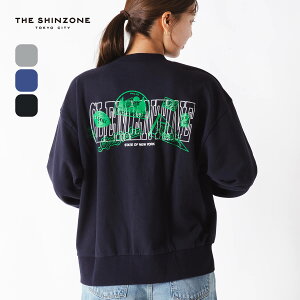 �y���X�g1�_�z�U �V���]�[�� �N�������^�C���X�E�F�b�g�V���c THE SHINZONE CLEMENTINE SWEATSHIRT ���f�B�[�X �E�B�����Y 25AMSCU14 �g�b�v�X �X�E�F�b�g ���� ���� ������� �L�����v �A�E�g�h�A
