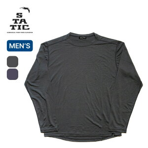 �X�^�e�B�b�N �I�[���G���x�[�V����L/S�V���c STATIC ALL ELEVATION L/S SHIRTS �����Y 35215 �g�b�v�X T�V���c �x�[�X���C���[ �����O�X���[�u ���� �ʋC�� ������ �g������ �o�R ������� �L�����v �A