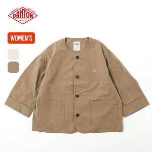 �y���K�戵�X�z�_���g�� �J���[���X�V���[�g�W���P�b�g DANTON COLLARLESS SHORT JACKET �E�B�����Y ���f�B�[�X #DT-A0473 CFD �g�b�v�X �A�E�^�[ �H�D�� ���� ������� �L�����v �A�E�g�h�A