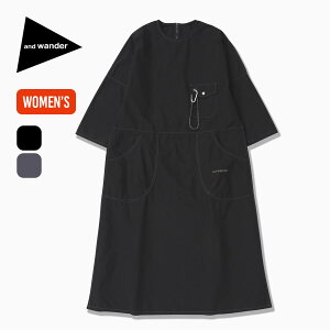 �A���h�����_�[ �R�[�f�����R�b�g�����b�v�h���X and wander CORDURA cotton rip dress �E�B�����Y ���f�B�[�X 5746183062 �����s�[�X �V���c �V���c�����s CORDURA �V���v�� ������� �L�����v �A�E�g�h�A