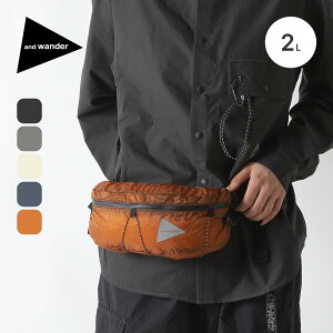 �A���h�����_�[ �V���E�F�X�g�o�b�O and wander sil waist bag 5745975214 �o�b�O �{�f�B�o�b�O �E�G�X�g�|�[�` ���� �p�b�J�u�� ������� �L�����v �A�E�g�h�A