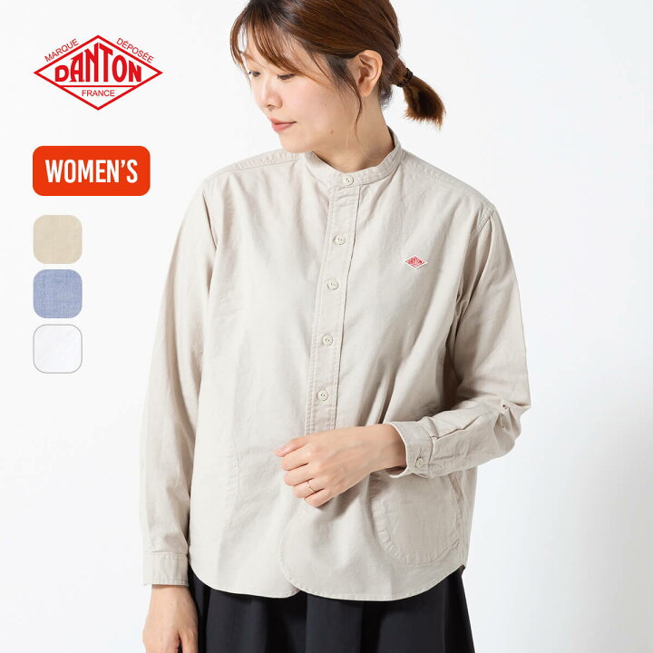 楽天市場】【正規取扱店】 ダントン バンドカラーシャツL/S DANTON 