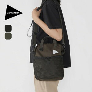 �A���h�����_�[ PE/CO 2�E�F�C�o�b�O and wander PE/CO 2way bag 5746985314 �o�b�O �V�����_�[�o�b�O �g�[�g�o�b�O ������� �h�� �L�����v �A�E�g�h�A