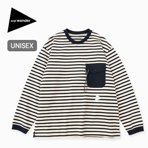 �A���h�����_�[ �X�g���C�v�|�P�b�gLS T and wander stripe pocket LS ���j�Z�b�N�X �����Y �E�B�����Y ���f�B�[�X 5746184077 �g�b�v�X T�V���c �{�[�_�[ ���� ������� �L�����v �A�E�g�h�A