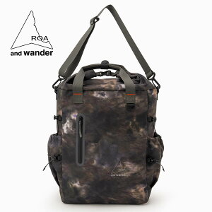 ���A×�A���h�����_�[ 2�E�F�C�g�[�g�o�b�O ROA × and wander 2way tote bag camouflage 5746985522 �o�b�O �o�b�N�p�b�N �����b�N ������� �L�����v �A�E�g�h�A