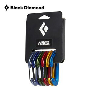 �u���b�N�_�C�������h �~�j���C���[ ���b�N�p�b�N Black Diamond Mini Wire Rack Pack BD10403001 �J���r�i �N���C�~���O ���S���� �L�����v �A�E�g�h�A