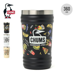 �`�����X �L�����p�[�E�F�[�u�^���u���[�p�^�[�� CHUMS Camper Wave Tumbler Pattern CH62-2272 �J�b�v �R�b�v �h�����N�z���_�[�Ή� 360ml �M�t�g �v���[���g ������� �L�����v �A�E�g�h�A