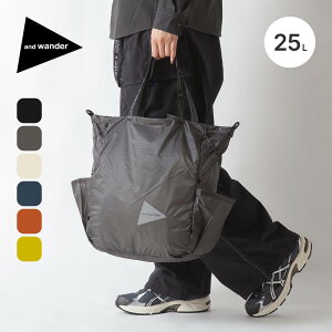 �A���h�����_�[ �V���g�[�g�o�b�O and wander sil tote bag 5745975212 �o�b�O �V�����_�[ ���|�� ���� �p�b�J�u�� ������� �L�����v �A�E�g�h�A