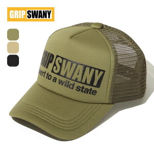 �O���b�v�X���j�[ �{�b�N�X���S�g���b�J�[�L���b�v GRIP SWANY BOX LOGO TRUCKER CAP �����Y ���f�B�[�X ���j�Z�b�N�X GSUA-160 �X�q �J�W���A�� ������� �L�����v �A�E�g�h�A