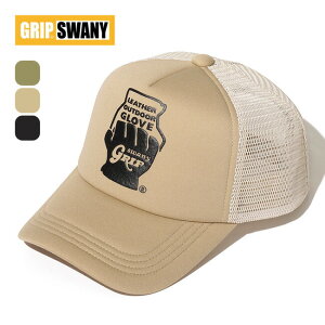 �O���b�v�X���j�[ �O���[�u���S�g���b�J�[�L���b�v GRIP SWANY GLOVE LOGO TRUCKER CAP �����Y ���f�B�[�X ���j�Z�b�N�X GSUA-161 �X�q �J�W���A�� ������� �L�����v �A�E�g�h�A