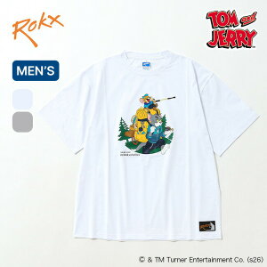 ���b�N�X×�g�����W�F���[ �g���b�L���OTEE ROKX×Tom��Jerry trekking T-shirt �����Y RXMS264218 �g�b�v�X T�V���c �J�b�g�\�[ �v���I�[�o�[ ���� �t�F�X ������� �L�����v �A�E�g�h�A