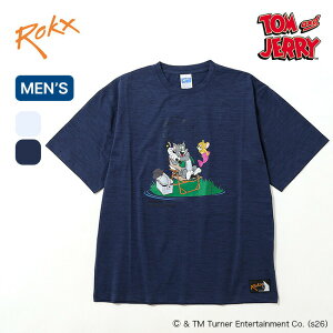 ���b�N�X×�g�����W�F���[ �t�B�b�V���OTEE ROKX×Tom��Jerry fishing T-shirt �����Y RXMS264219 �g�b�v�X T�V���c �J�b�g�\�[ �v���I�[�o�[ ���� �t�F�X ������� �L�����v �A�E�g�h�A