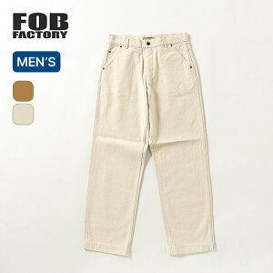 �G�t�I�[�r�[�t�@�N�g���[ �R�b�g���_�b�N���[�N�p���c FOB FACTORY COTTON DUCK WORK PANTS �����Y F0530 �����O�p���c �Y�{�� �{�g���X �e�[�p�[�h �J�W���A�� �t�F�X ������� �L�����v �A�E�g�h�A