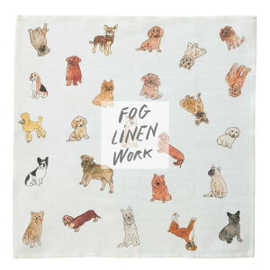 �n���J�` ������ �C�U�x���{���m��fog linen work���t�H�O���l�����[�N LIB125-DOG �C�k�C���X�g ���l�� �� ���ٓ���� �������� �M�t�g ��̓� W 45 × L 45 cm