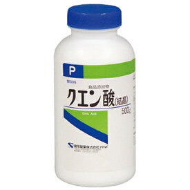 ◆健栄製薬 【食品添加物】クエン酸 500G