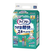 楽天市場】ライフリー うす型軽快パンツ M22枚の通販