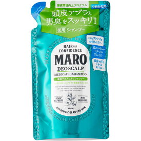 【医薬部外品】MARO（マーロ） 薬用デオスカルプシャンプー 詰め替え 400ml