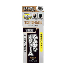 柳屋 トップシェード カバーヘアー やや明るめの自然な黒色 35g