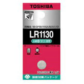 東芝 TOSHIBA アルカリボタン電池 1.5V LR1130EC
