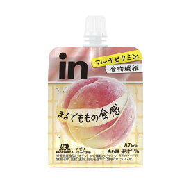 ◆森永 inゼリー フルーツ食感 ＜もも＞ 150g 【6個セット】