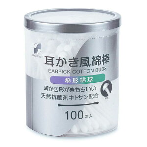 サンスタイル 耳かき風綿棒 100本 【3個セット】