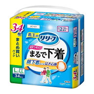 【大人用紙おむつ類】花王 リリーフ パンツタイプ まるで下着 2回分 L〜LL 34枚入 【2個セット】