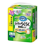 【大人用紙おむつ類】花王 リリーフ パンツタイプ 上げ下げらくらく長時間パンツ 5回分 L〜LL 26枚入 【2…