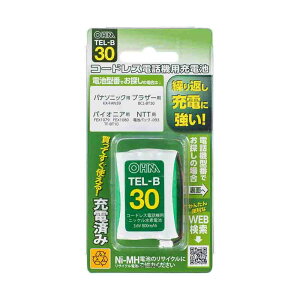 �I�[���d�@ �R�[�h���X�d�b�@�p�[�d�rTEL-B30