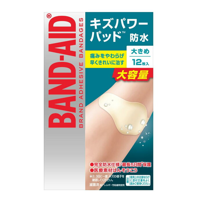 Band-Aid 水凝膠防水透氣繃 大片裝 12片