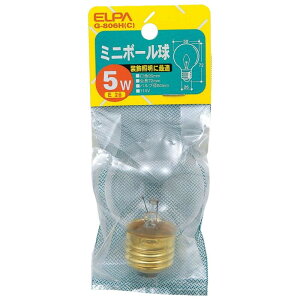 �G���p ELPA �~�j�{�[���� ���M�d�� E26 5W G-806H�iC�j