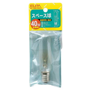 �G���p ELPA �X�y�[�X�� ���M�d�� E17 40W G-7007H