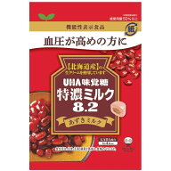 ◆味覚糖 特濃ミルク8.2 あずきミルク（機能） 93g(コソウシコミ) 【6個セット】