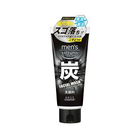 コーセー メンズ ソフティモ フェイシャルウォッシュ 炭 130g