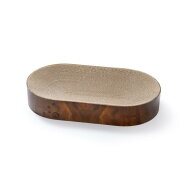 バリバリボウルXL オーバル ダークブラウン 【直送品】 返品・キャンセル・他商品と同時購入は不可