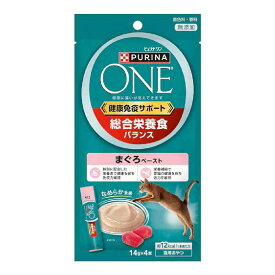 【ポイント10倍】ピュリナワンキャットおやつ 健康免疫サポート 総合栄養食バランスまぐろペースト 56g