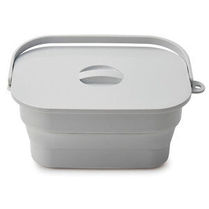 伊勢藤 折りたためるつけ置き洗いバケツ I-617