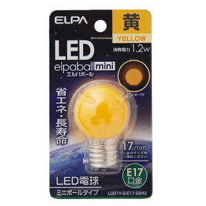 Gp ELPA LEDd G30`  ȃGl E17 LDG1Y-G-E17-G243