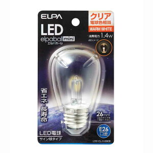 �G���p ELPA LED�����d�� �T�C�����` ������ �ȃG�l E26 LDS1CL-G-G906