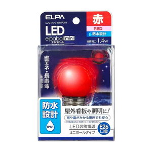 Gp ELPA LEDd G40` h݌v O Ŕ E26 LDG1R-G-GWP254