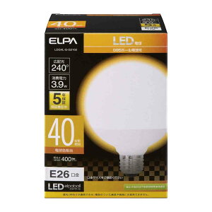 �G���p ELPA LED�d�� �{�[���`G95 ������ �L�z�� E26 LDG4L-G-G2102