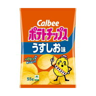 ◆カルビー ポテトチップスうすしお味 55g 【16個セット】