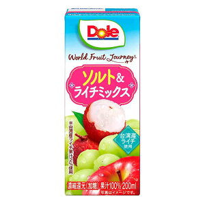 ◆雪印メグミルク Dole ソルト&ライチミックス 200ml 【36個セット】